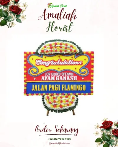 Bunga Papan Congratulation di Kebonagung
